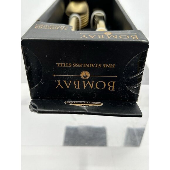 Bombay 12 Pc Set SANTORINI Fine Stainless Steel Utensils Flatware NIB - Picture 6 of 7